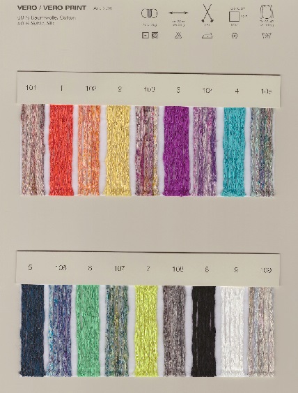 Linea Pura - Vero - kleurenkaart